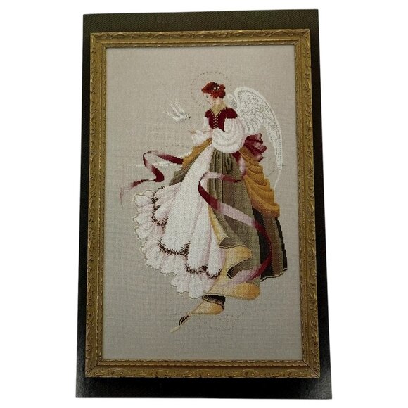 Lavender & Lace Angel Of Grace Counted Criss Stitch Pattern Chart L And L15 - Picture 2 of 4